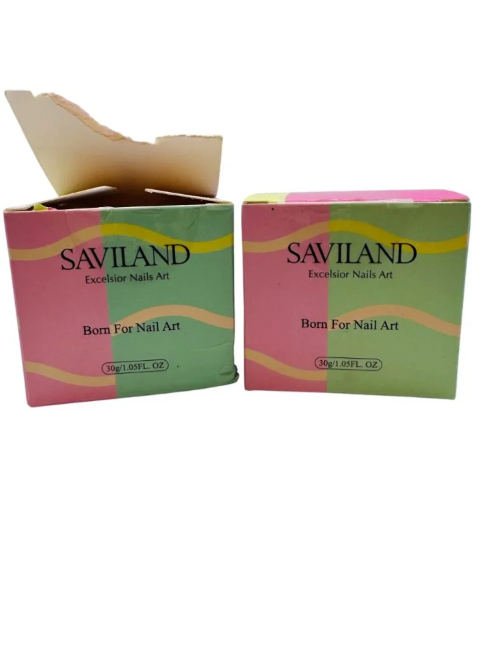 Saviland Acrylic Nail Powder Set - Pale Pink Kiss & Pink Shades - 30g Each
